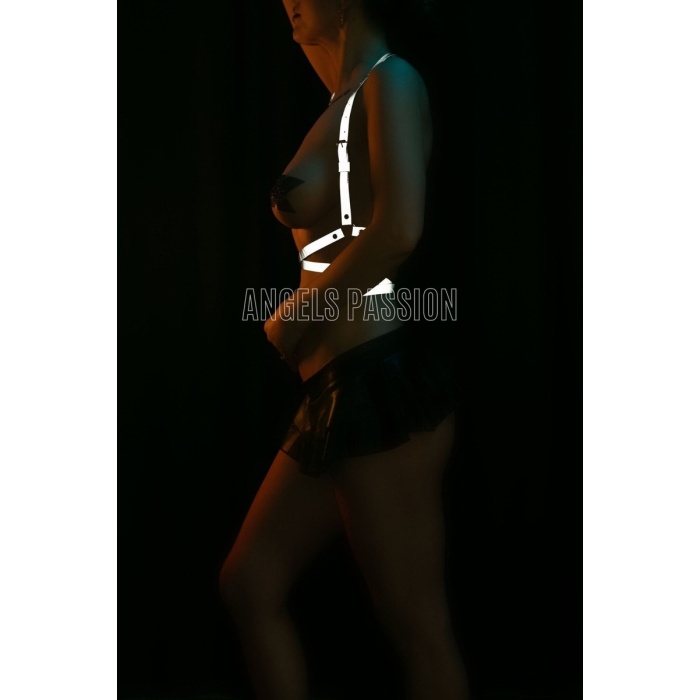 Beli Saran, Karanlıkta Parlayan Bayan İç Giyim - APFT172