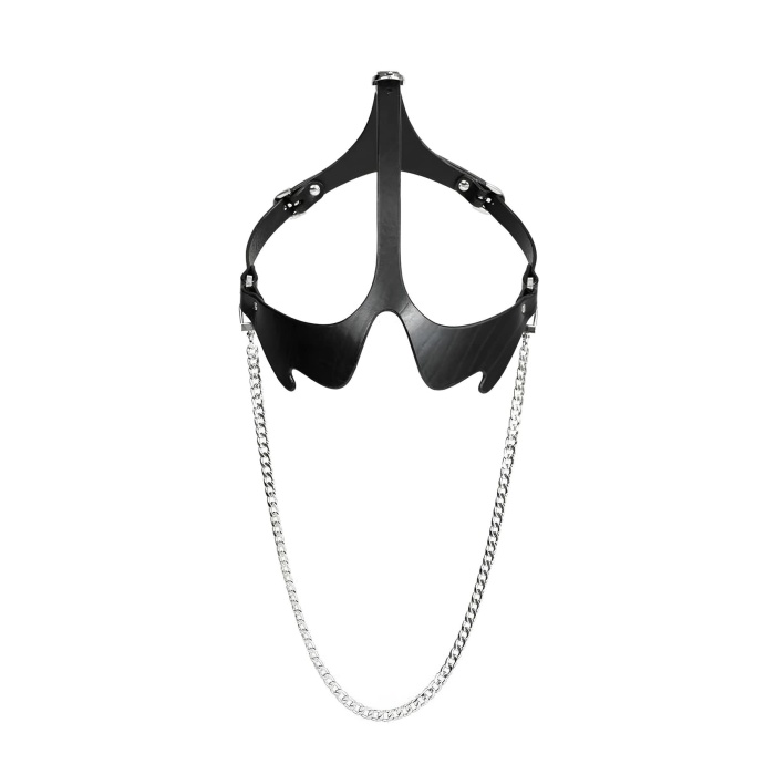 Zincirli Maske Detaylı Şık Korse Kemer, Şık Deri Kemer - APFT1136