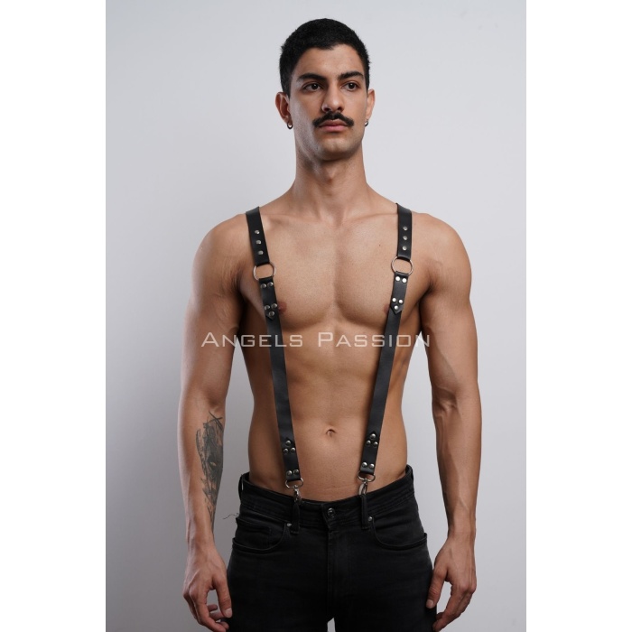 Şık Erkek Vücut Kemeri, Erkek Deri Pantolon Askısı - APFTM175