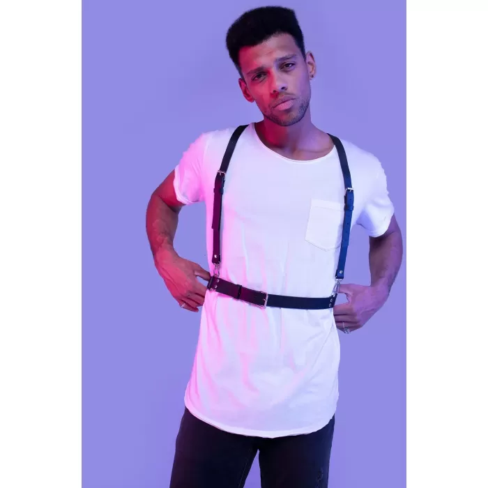 Erkek Göğüs Harness, Erkek Gömlek Kemeri, Erkek T-Shirt Kemeri - APFTM206