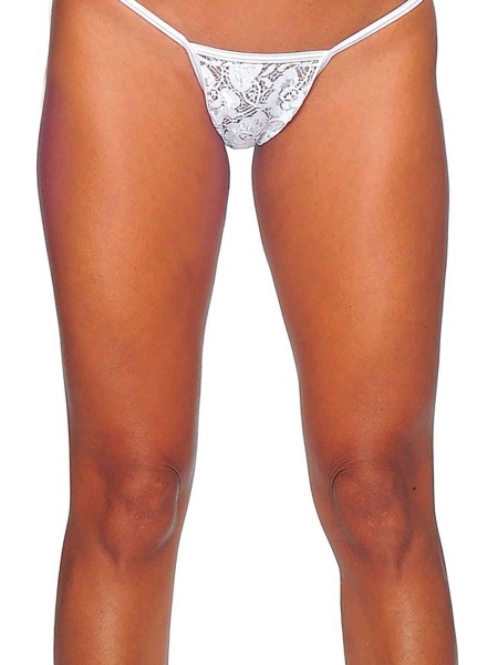 Beyaz Dantelli Tanga TM1165