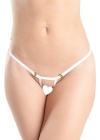 Beyaz Arası Açık Seksi Tanga TM1135