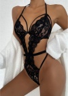 Şık Siyah Dantelli Babydoll Gecelik TM1297