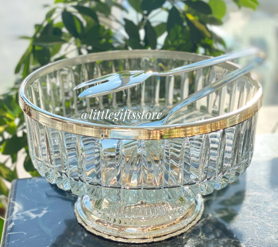 PLAIN MODEL HAND CUT LEGED BOWL