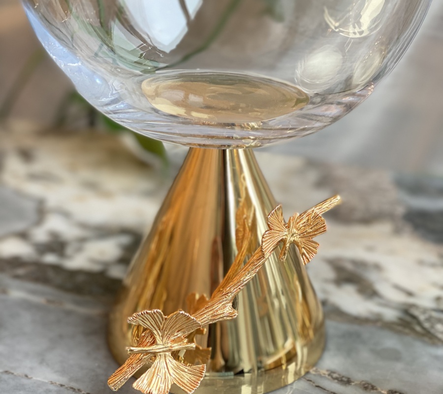 BUTTERFLY DECOR BOWL STAND