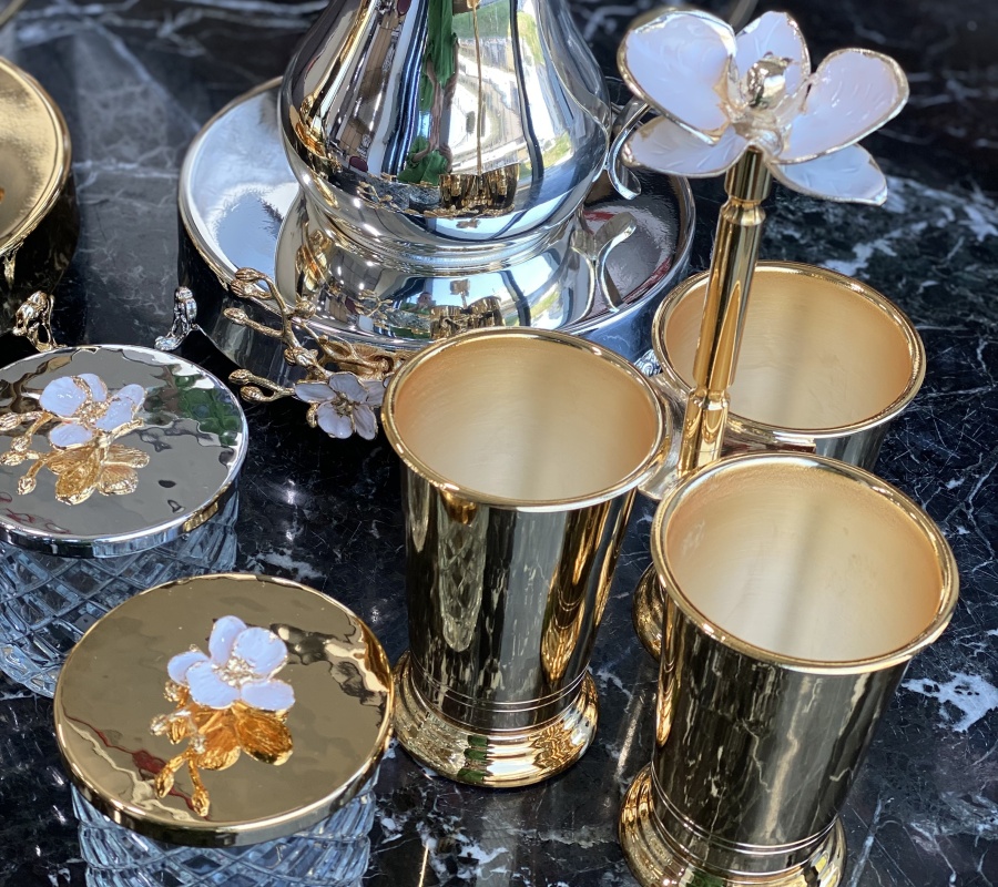 ORCHID DECOR SPOON HOLDER