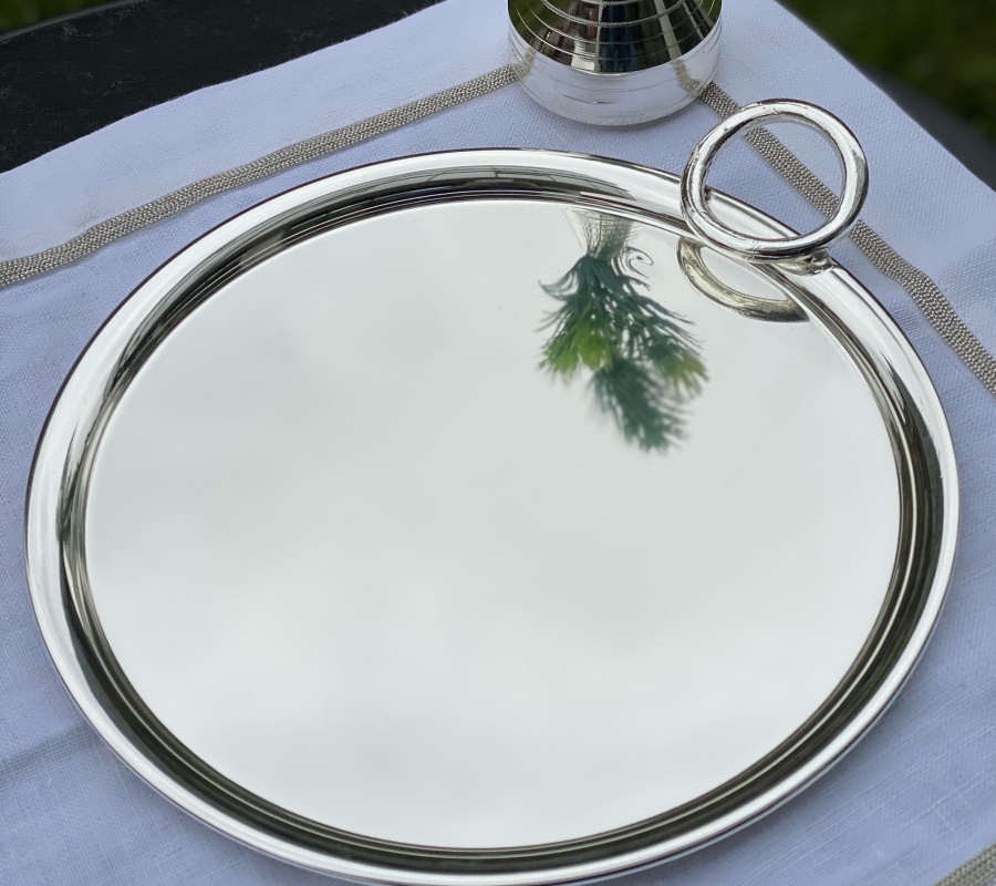 RING DECOR ROUND 24CM TRAY