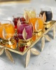 LEAF DECOR BEVERAGE GLASSES