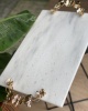 BUTTERFLY DECOR 45CM X 30CM MARBLE TRAY