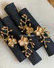 ORCHID DECOR 4PCS NAPKIN RING