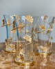 BUTTERFLY DECOR GLASS VASE