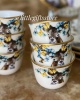 DEER DECOR PORCELAIN TEA AND COFFEE SET