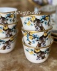 DEER DECOR PORCELAIN TEA AND COFFEE SET