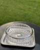 LINE DECOR TRAY AND GLASS BOWL SET