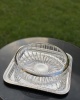 LINE DECOR TRAY AND GLASS BOWL SET