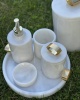 LINE DECOR 5PCS MARBLE BATHROOM SET