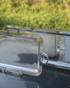 RECTANGULAR TRAY WITH RING HANDLES