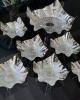 HANDMADE WAVY BOWL & 22CM GLASS BOWL