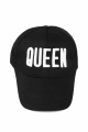 Unisex Şapka Cap Queen Siyah-Beyaz