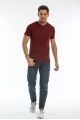 Slazenger Sargon Erkek T-Shirt Bordo