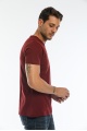 Slazenger Sargon Erkek T-Shirt Bordo