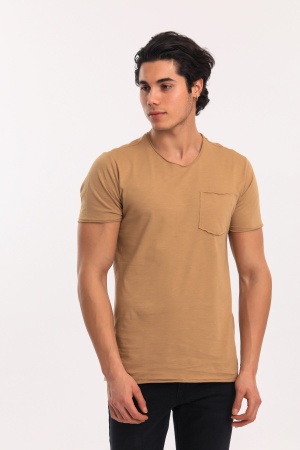 Slazenger BARELY Erkek T-Shirt Bej