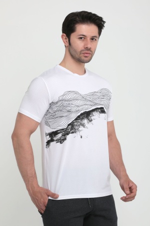 Slazenger Olaf Erkek T-shirt Beyaz