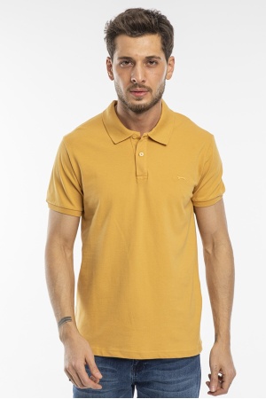 Slazenger Salvator Polo Yaka Erkek T-shirt Hardal