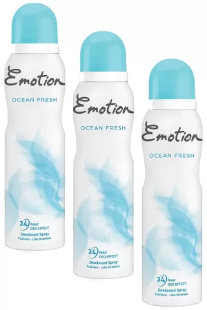 Emotion Ocean Fresh 3lü Kadın Deodorant 150 ml x 3 506568-3