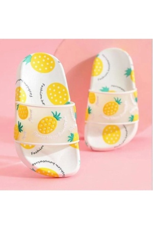 Gezer Kaydırmaz Taban Çocuk Terlik Ananas 13894