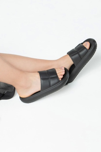 Kareli Yumuşak Tabanlı Unisex Slide Bahçe Plaj Havuz Deniz Yazlık Günlük Terlik