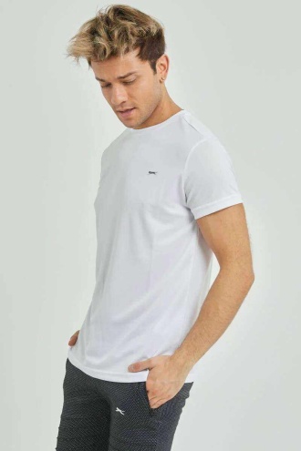 Slazenger REPUBLIC Erkek T-Shirt Beyaz