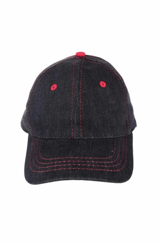 Erkek Çocuk Şapka Siyah-Kırmızı 8-12 Yaş