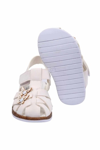 Şirin Bebe Kız Bebek Günlük Ayakkabı Beyaz