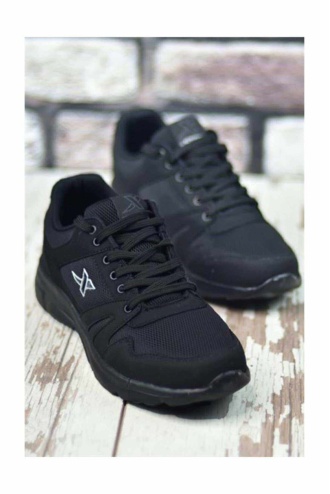 XStep Unisex Siyah Spor Ayakkabı 020M
