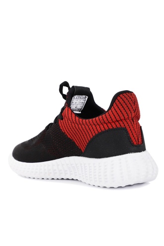 Slazenger Atomic Sneaker Erkek Ayakkabı Siyah kırmızı
