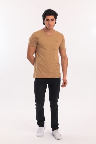 Slazenger BARELY Erkek T-Shirt Bej