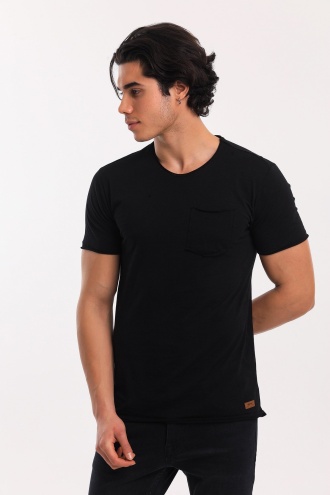 Slazenger BARELY Erkek T-Shirt Siyah