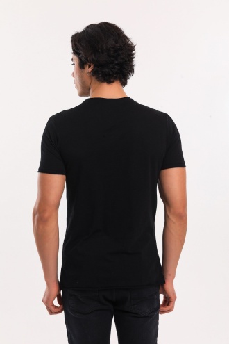 Slazenger BARELY Erkek T-Shirt Siyah
