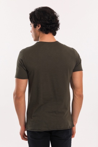 Slazenger BARELY Erkek T-Shirt Haki