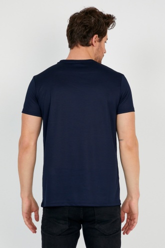 Slazenger REPUBLIC Erkek T-Shirt Lacivert