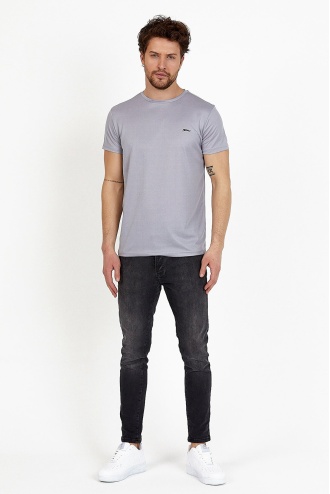 Slazenger REPUBLIC Erkek T-Shirt Gri