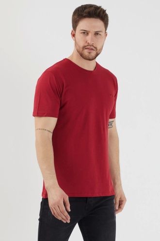 Slazenger Sander Erkek T-Shirt Bordo