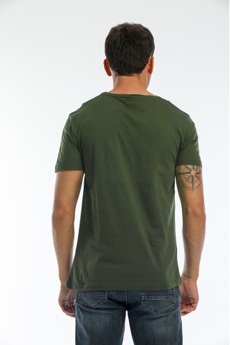 Slazenger Sargon Erkek T-shirt K.Yeşil