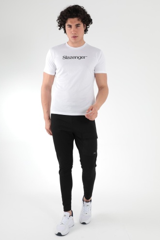 Slazenger OLAVO Erkek T-Shirt Beyaz