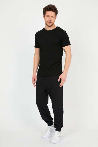 Slazenger Sander Erkek T-Shirt Siyah