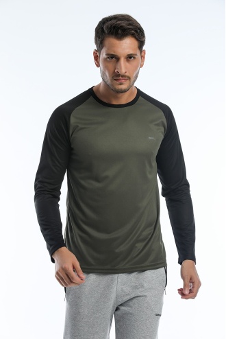 Slazenger Radu Erkek T-Shirt Haki