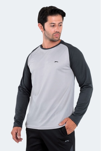 Slazenger Radu Erkek T-Shirt Gri