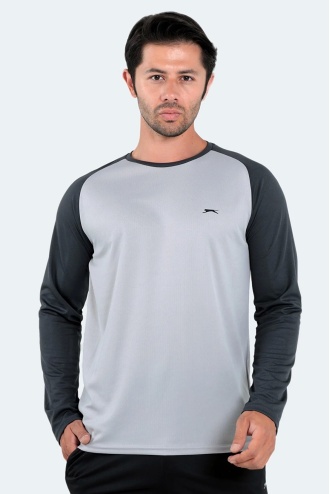 Slazenger Radu Erkek T-Shirt Gri