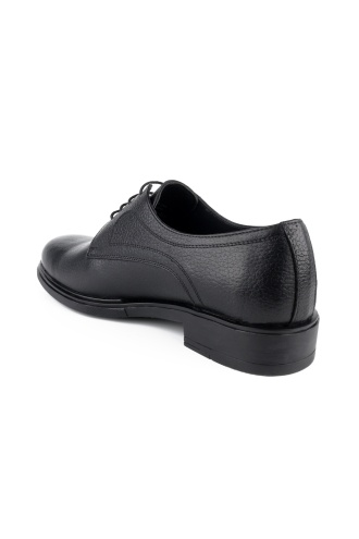 Lugmo İç-Dış Hakiki Deri Klasik Ayakkabı Siyah Deri Desenli